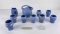 Group of Dickota Pottery Water Glass Set