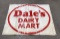 Original Dales Dairy Missoula Montana Tarp Sign
