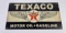 Texaco Motor Oil Gasoline Sign