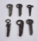 Group of Antique Folding Skeleton Keys