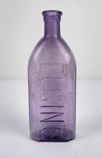 Antique Elgin's Purple Medicine Bottle