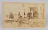 Civil War CDV Photo Helena Arkansas Flood 1864