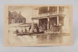 Civil War CDV Photo Helena Arkansas Flood 1864