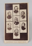 Civil War CDV Photo Present Peace Commissioners