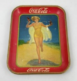 1937 Coca Cola Coke Bathing Suit Tray