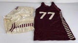 1940s Basketball Jersey Shorts Uniform