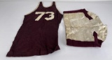 1940s Basketball Jersey Shorts Uniform