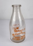 Midland Guernsey Billings Montana Milk Bottle