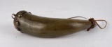 Antique Engraved Dated 1847 Powder Horn