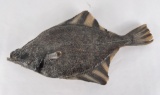 Alaskan Taxidermy Flounder Halibut Fish Mount