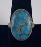 Navajo Sterling Silver Turquoise Ring