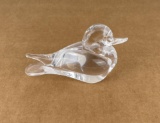 Art Glass Duck Paperweight