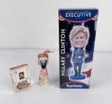 Lot of Political Collectables Clinton Saddam Osama