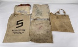 Group of Antique Desert Water Bags
