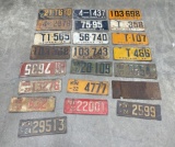 Group of Montana License Plates