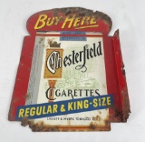 Antique Chesterfield Cigarettes Flange Sign