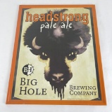 Big Hole Brewing Company Montana Beer Sign