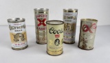 Group of Beer Cans Coors Olympia Lucky Lager