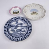 Group of 3 Antique Missoula Montana Plates