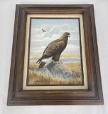 Ron Jenkins Missoula Montana Eagle Oil Painting