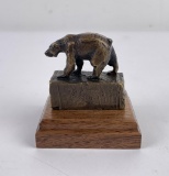 Tiny Bear John Louis Clarke Bronze Montana