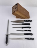 JA Henckles Kitchen Chef Knife Block Set