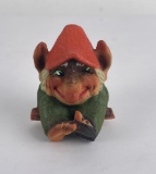 Henning Norway Shelf Sitter Troll Gnome Wood