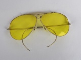 Ray Ban 1/10 12k GF Yellow Shooting Sunglasses