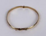 9ct Gold Bronze Core Bangle