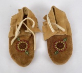 Montana Native American Indian Beaded Moccasins