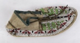 Antique Beaded Native American Indian Moccasin