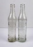 Pair of Missoula Montana Grizzly Soda Bottles