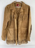 Fringed Leather Cowboy Jacket