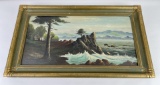 John Alfred Coultrup California Oil on Board