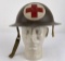 WW2 Canadian Combat Medics Helmet Painted