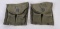 Pair of WW2 M1 Carbine Magazine Pouches