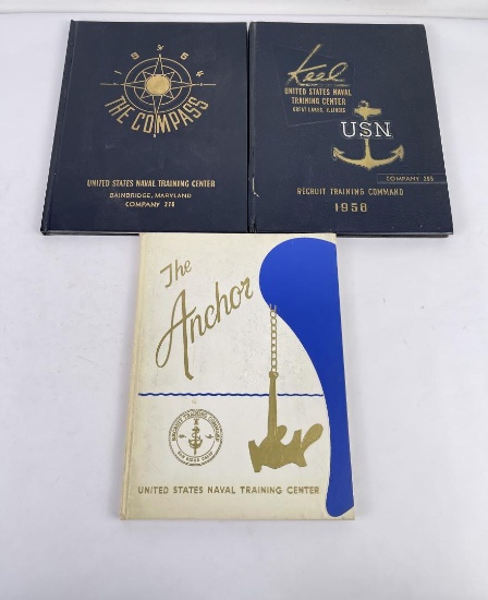 Korean War US Navy Training Center Yearbooks