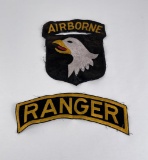 Vietnam Airborne Ranger 101st Jacket Patches
