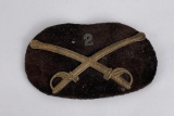 Civil War 2nd Cavalry Officers Hat Device Insignia