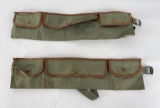 WW2 Soldiers Money Belts x2