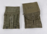 WW2 Rigger Made M1 Carbine Magazine Pouches