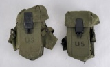 Pair of Vietnam War Nylon Ammo Pouches