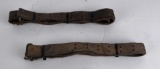 Pair WWII WW2 Springfield 03A3 Rifle Sling