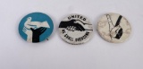 Vietnam War African American Civil Rights Buttons