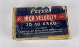 Peters 30-40 Krag Rifle Ammo Box