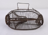 Antique Folk Art Wire Mouse Rat Cage Trap