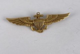 WW2 LGB Balfour 10k GF Navy Pilot Wings