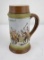 Antique German Beer Stein Polo Game