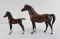 Vintage Breyer Arabian Mare Horse and Foal