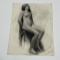 Frederick Kress Drawing Nude Study California